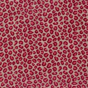 pink animal velvet-chenille fabric from Colefax & Fowler