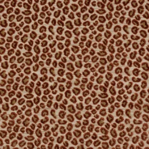 orange animal velvet-chenille fabric from Colefax & Fowler