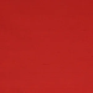 red plain silk-satin fabric from Colefax & Fowler