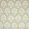 brown botanical linen fabric from Colefax & Fowler