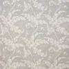 black-grey botanical linen fabric from Colefax & Fowler