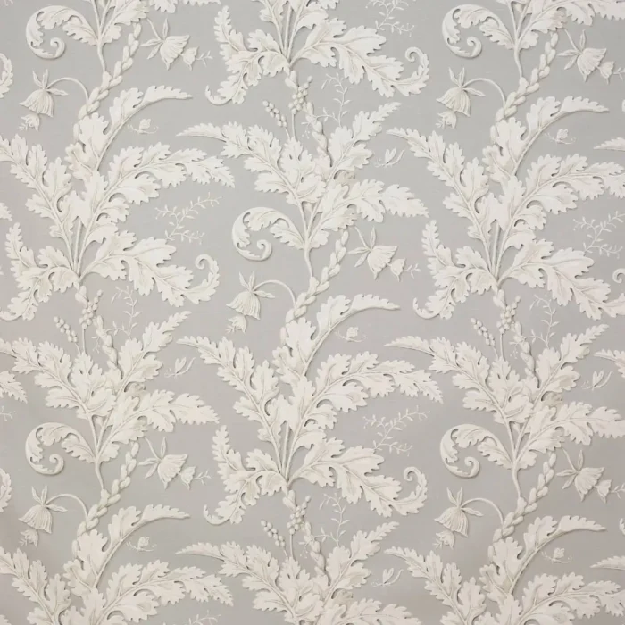 Acanthus Fabric - Silver swatch