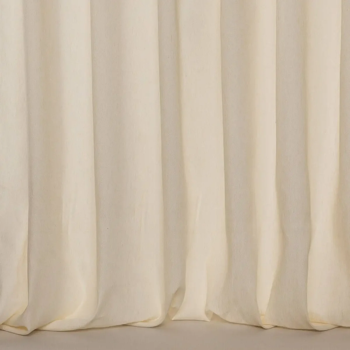 Bute Fabric - Ivory by brown plain voile-sheer fabric from Colefax & Fowler