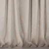 black-grey plain voile-sheer fabric from Colefax & Fowler