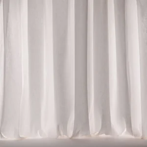 white plain voile-sheer fabric from Colefax & Fowler