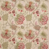 green botanical embroideried fabric from Colefax & Fowler
