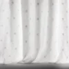 white contemporary voile-sheer fabric from Colefax & Fowler