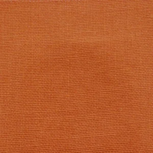 orange plain linen fabric from Colefax & Fowler