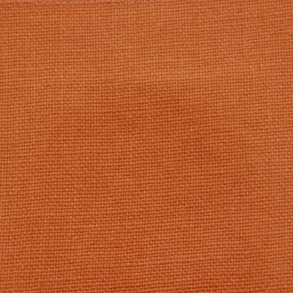 orange plain linen fabric from Colefax & Fowler