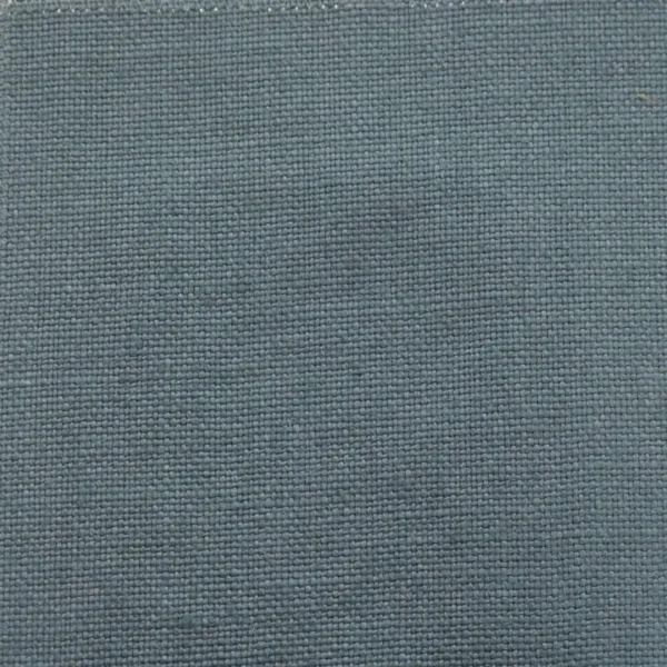 Foss Fabric - Blue by blue plain linen fabric from Colefax & Fowler