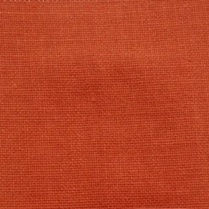 red plain linen fabric from Colefax & Fowler