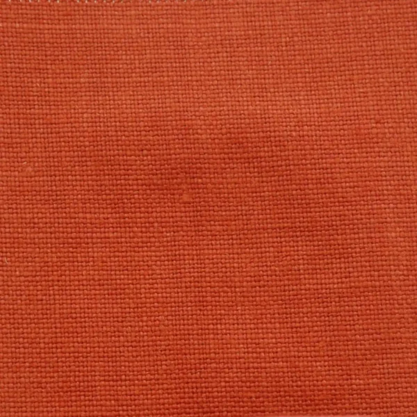 Foss Fabric - Red by red plain linen fabric from Colefax & Fowler