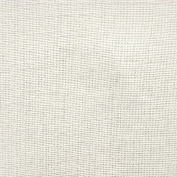 Foss Fabric - Chalk by white plain linen fabric from Colefax & Fowler