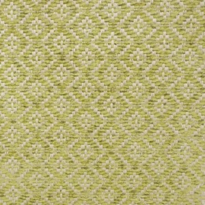 green geometric misc fabric from Colefax & Fowler