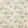 green botanical linen fabric from Colefax & Fowler