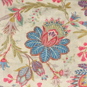 red blue casimir fabric