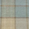 blue checked woven fabric from Colefax & Fowler