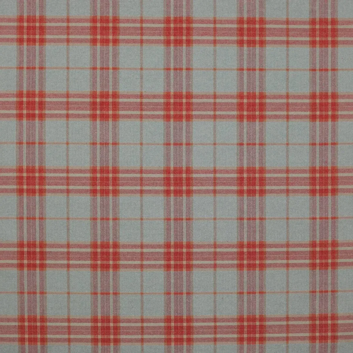 blue checked woven fabric from Colefax & Fowler