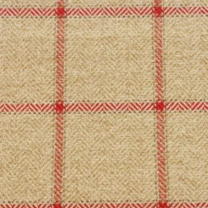 red checked woven fabric from Colefax & Fowler