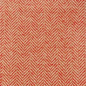 red geometric woven fabric from Colefax & Fowler