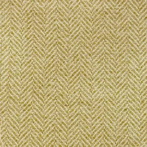green geometric woven fabric from Colefax & Fowler