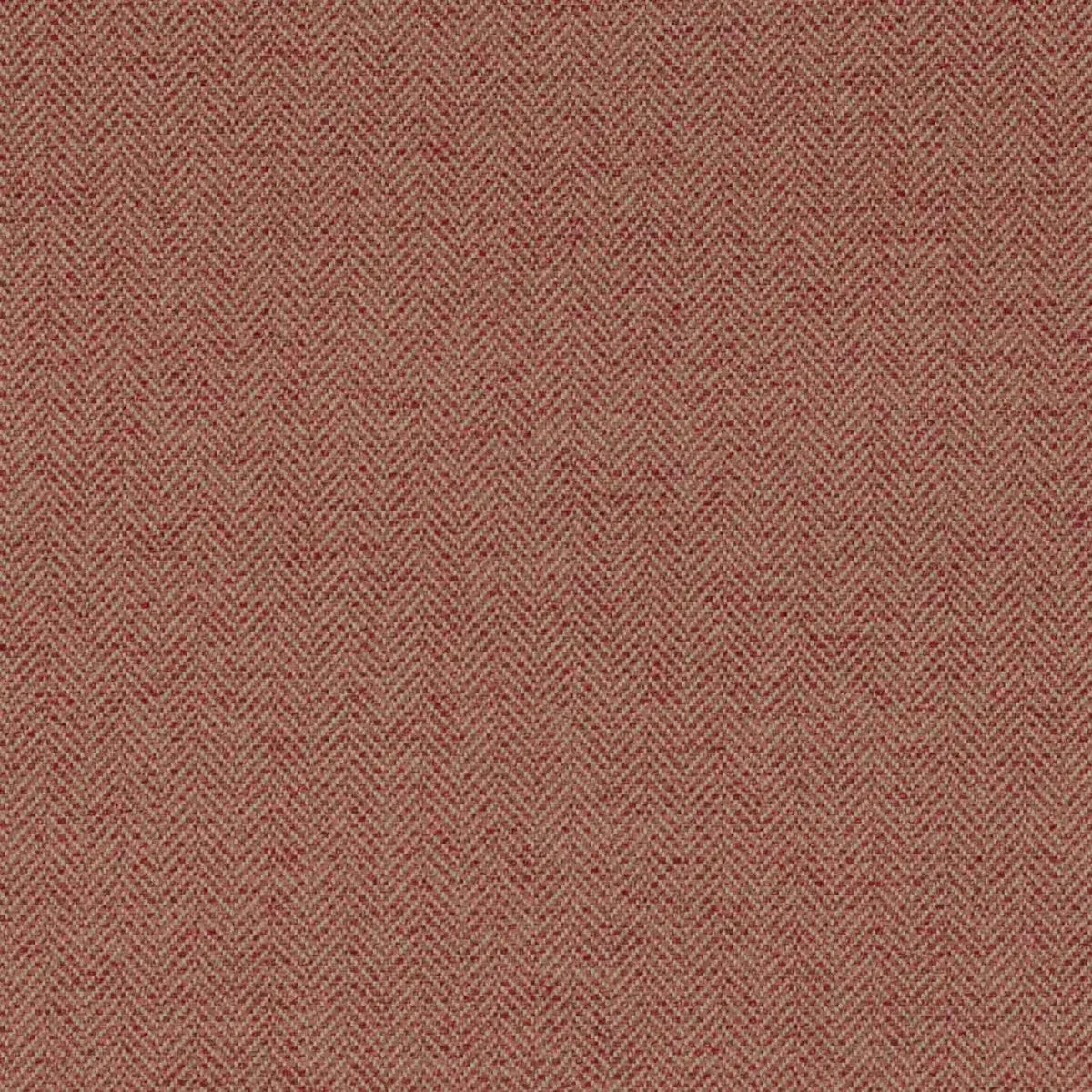 Bantry Fabric - Rose by red contemporary woven fabric from Colefax & Fowler