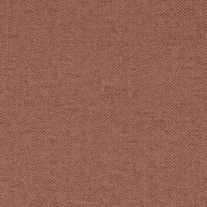 red contemporary woven fabric from Colefax & Fowler