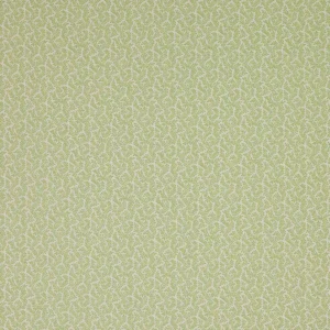 green botanical linen fabric from Colefax & Fowler