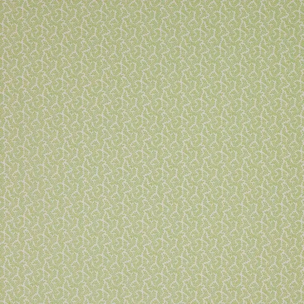 green botanical linen fabric from Colefax & Fowler