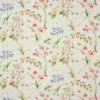 blue botanical linen fabric from Colefax & Fowler