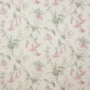 green botanical linen fabric from Colefax & Fowler