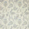 blue botanical linen fabric from Colefax & Fowler