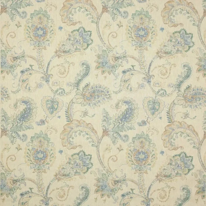 Cassius Fabric - Teal / Blue swatch