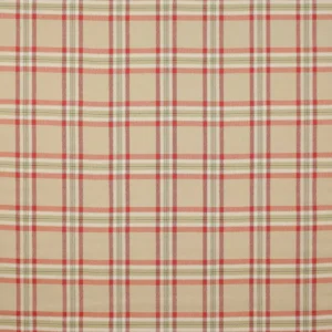 multicolour checked linen fabric from Colefax & Fowler