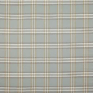 blue checked linen fabric from Colefax & Fowler