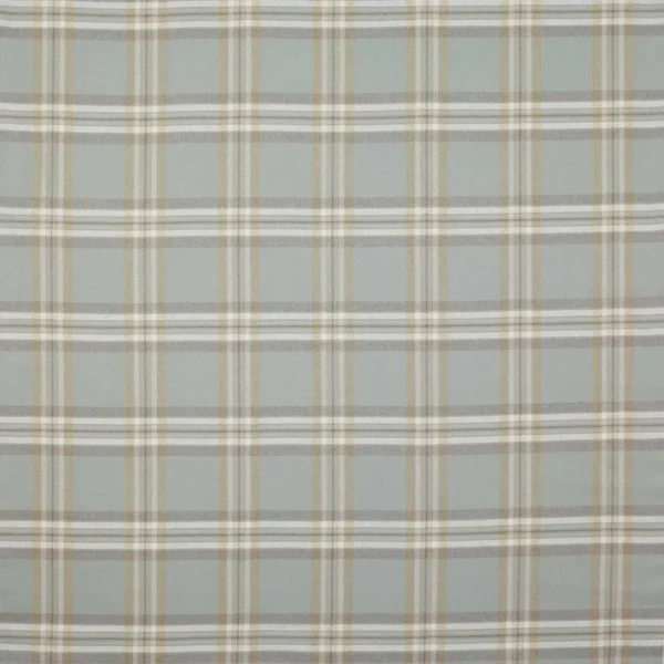 blue checked linen fabric from Colefax & Fowler
