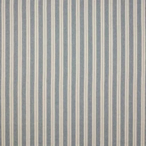 blue striped linen fabric from Colefax & Fowler
