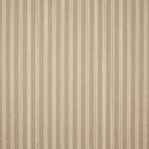 brown striped linen fabric from Colefax & Fowler