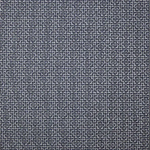 blue geometric jacquard fabric from Colefax & Fowler