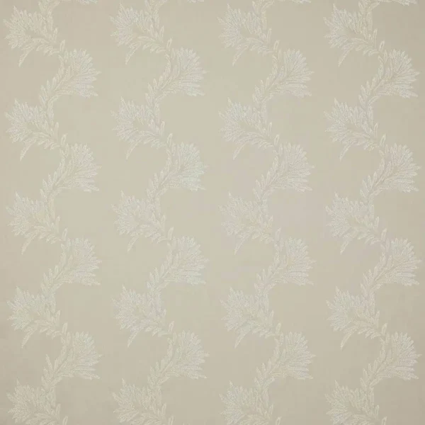 Lavinia Fabric - Dove by black-grey botanical embroideried fabric from Colefax & Fowler