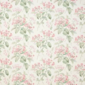 green botanical linen fabric from Colefax & Fowler