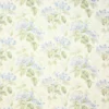 blue botanical linen fabric from Colefax & Fowler