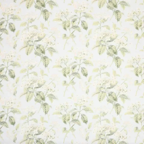 Eloise Fabric - Old Blue by blue botanical linen fabric from Colefax & Fowler