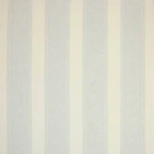 black-grey striped embroideried fabric from Colefax & Fowler