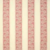red striped embroideried fabric from Colefax & Fowler