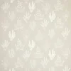 black-grey botanical embroideried fabric from Colefax & Fowler
