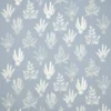blue botanical embroideried fabric from Colefax & Fowler