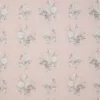 pink botanical linen fabric from Colefax & Fowler