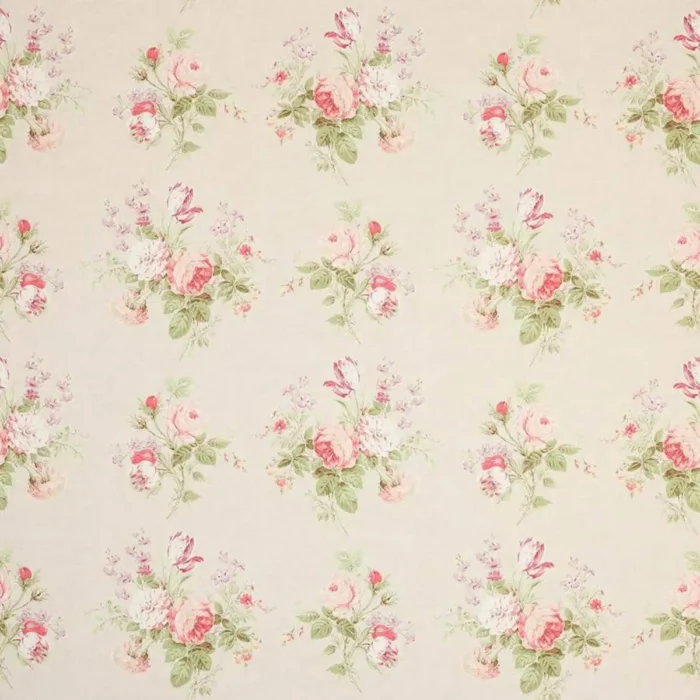 Constance Fabric - Pink / Green swatch