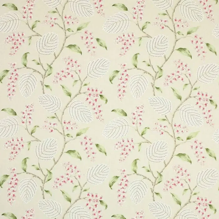 Atwood Fabric - Pink / Green swatch